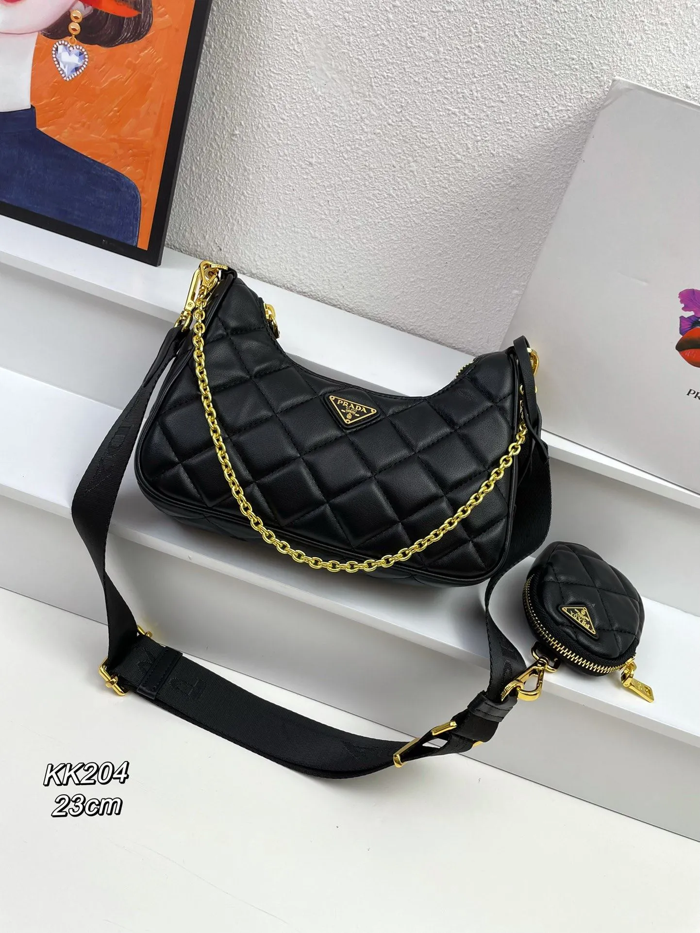 Alternative view of Prada Satchel Bags-961