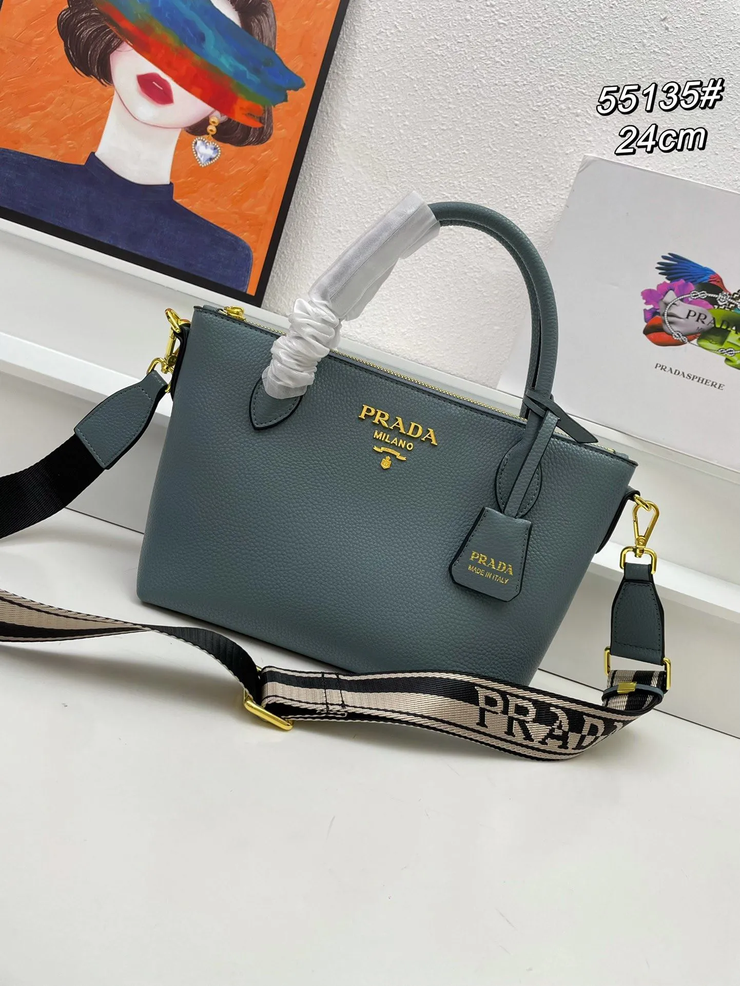 Prada Shopping Bags-288 - Image 3