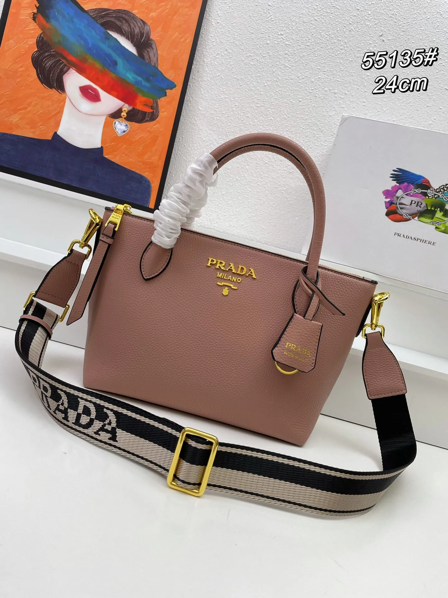 Prada Shopping Bags-292 - Image 3