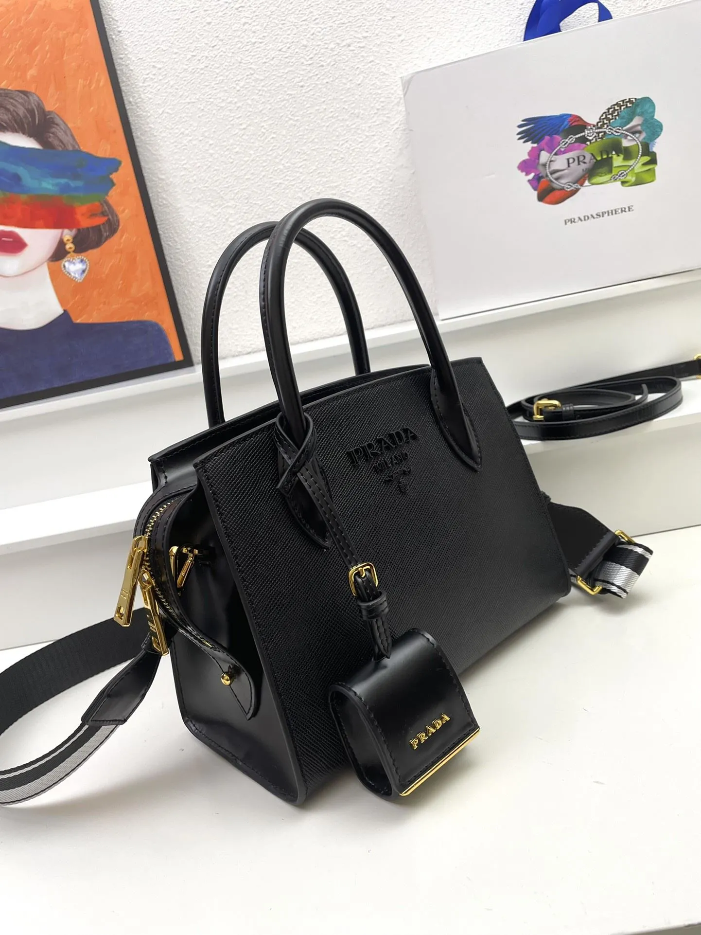 Prada Top Handle Bags-1030 - Image 3