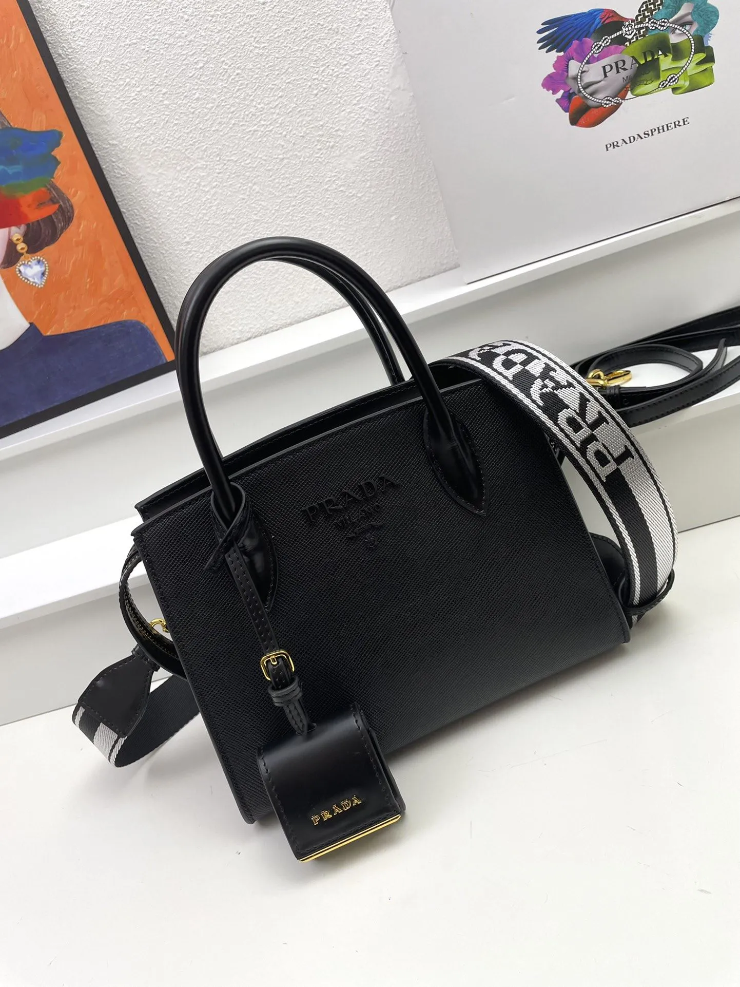 Prada Top Handle Bags-1030 - Image 7