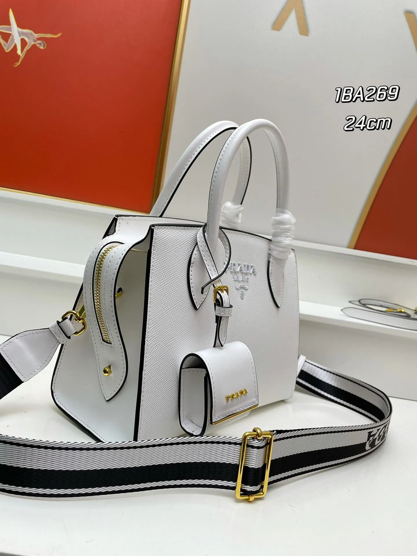 Alternative view of Prada Top Handle Bags-1032