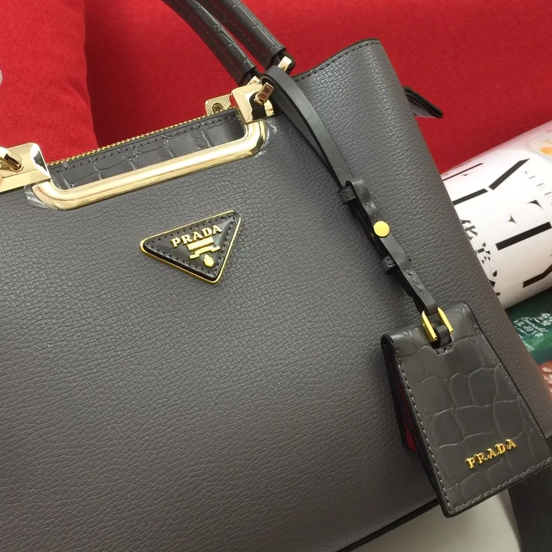 Prada Top Handle Bags-1055 - Image 4