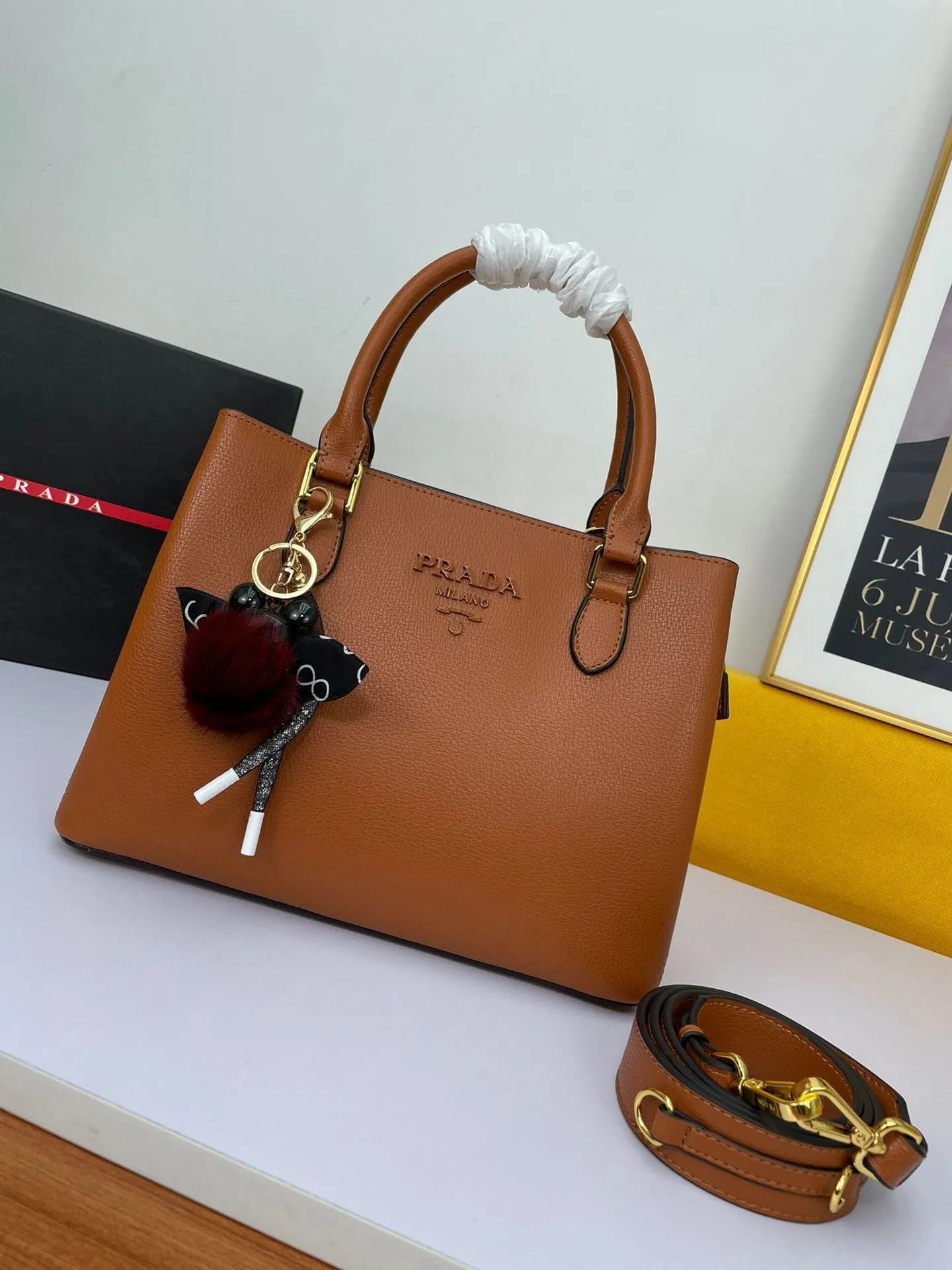Prada Top Handle Bags-1076 - Image 4