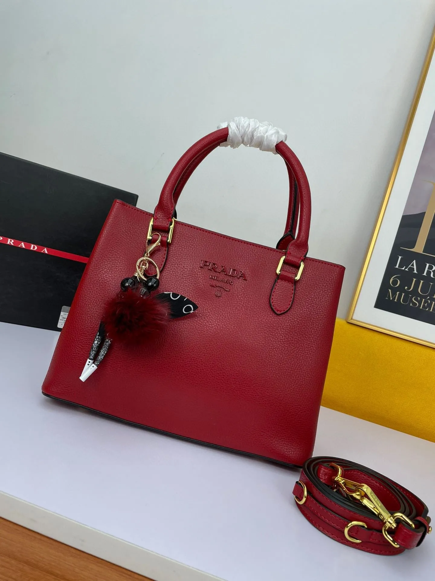 Prada Top Handle Bags-1076 - Image 5