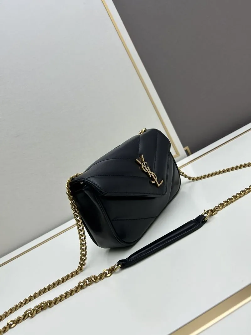 Alternative view of YSL Black Chain Crossbody Bag 821749