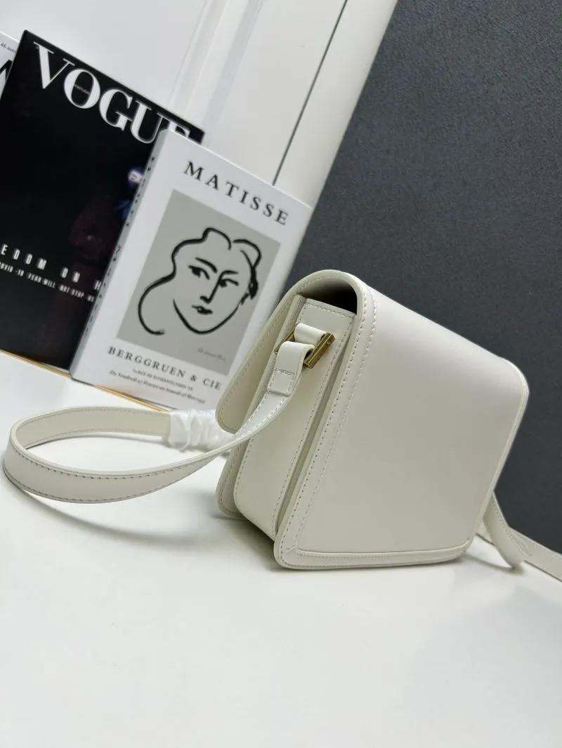 YSL White Large Satchel Bag Z12088 - Image 3
