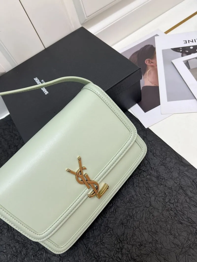 YSL Mint Green Satchel Bag Z12088 23cm Large - Image 4