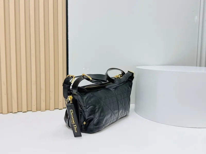 Alternative view of Christian Dior Black Satchel Bag 886
