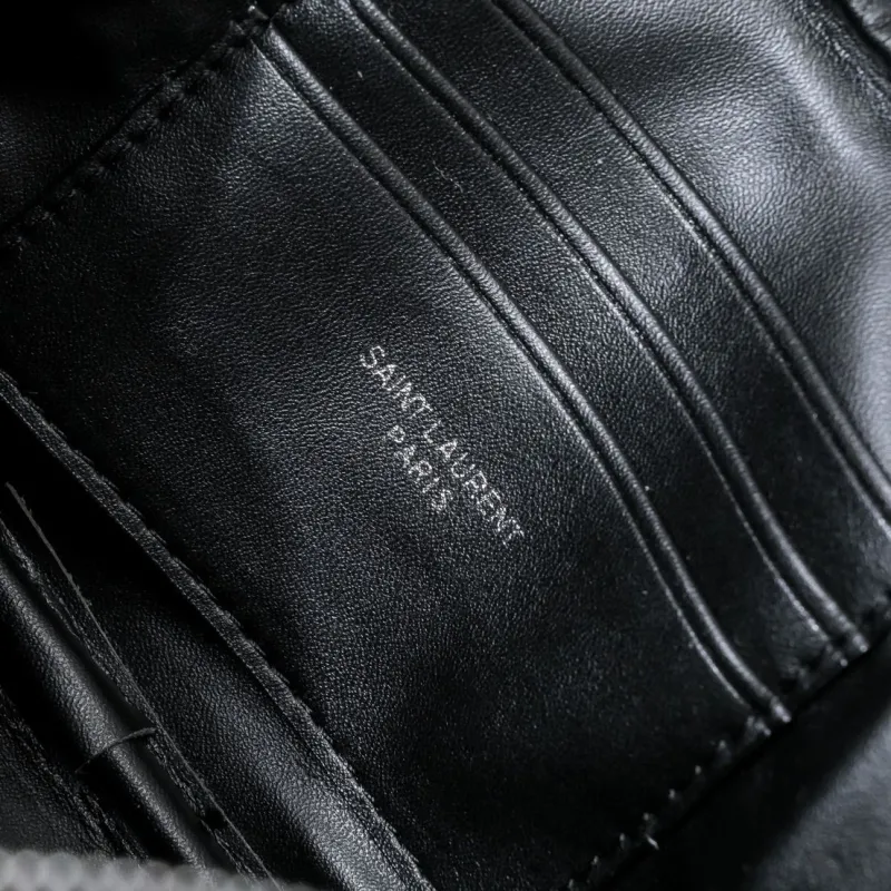YSL Black Quilted Crossbody Camera Bag Model 1997 - Image 8