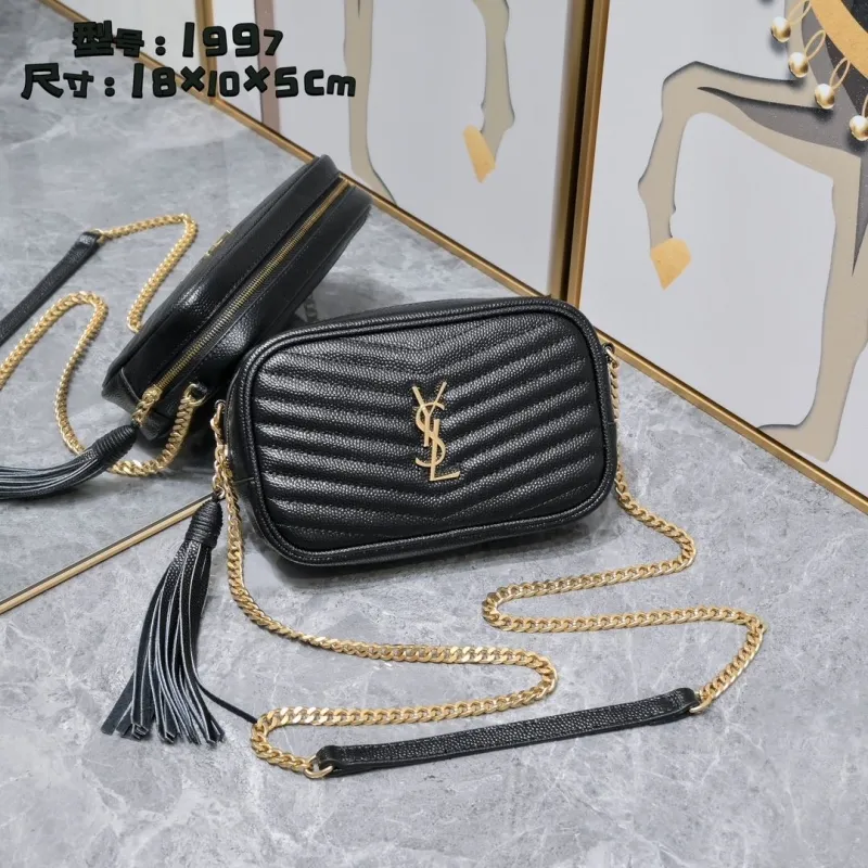 YSL Black Crossbody Camera Bag 1997