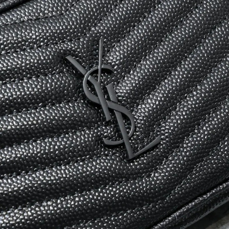Alternative view of YSL Black Crossbody Camera Bag Model 1997