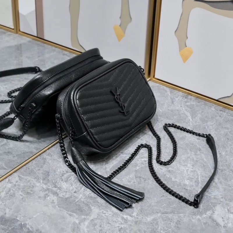 YSL Black Crossbody Camera Bag Model 1997 - Image 3
