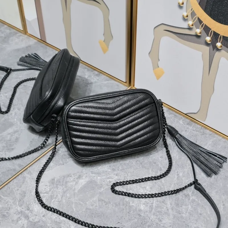 YSL Black Crossbody Camera Bag Model 1997 - Image 4