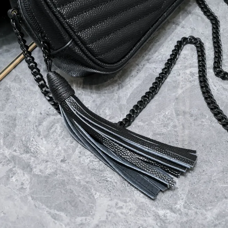 YSL Black Crossbody Camera Bag Model 1997 - Image 5