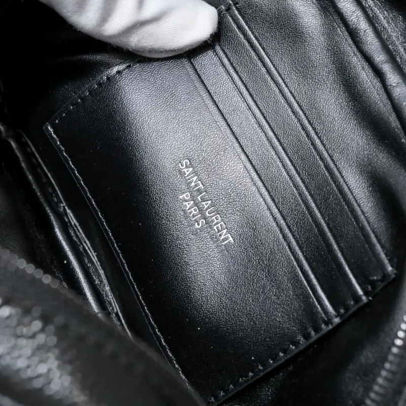 YSL Black Crossbody Camera Bag Model 1997 - Image 8