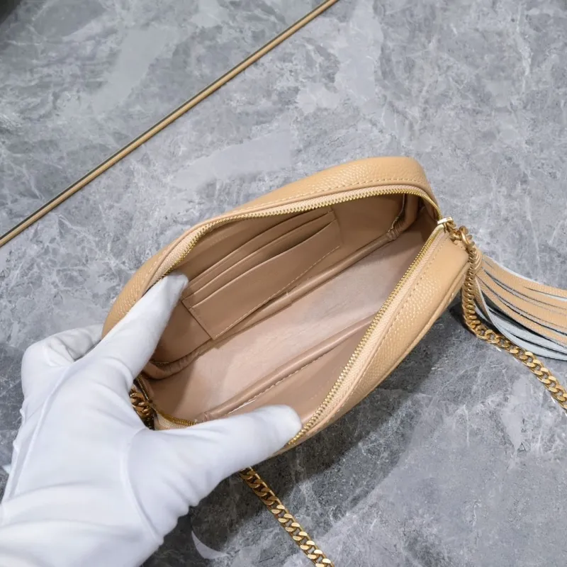 YSL Beige Crossbody Camera Bag Model 1997 - Image 7