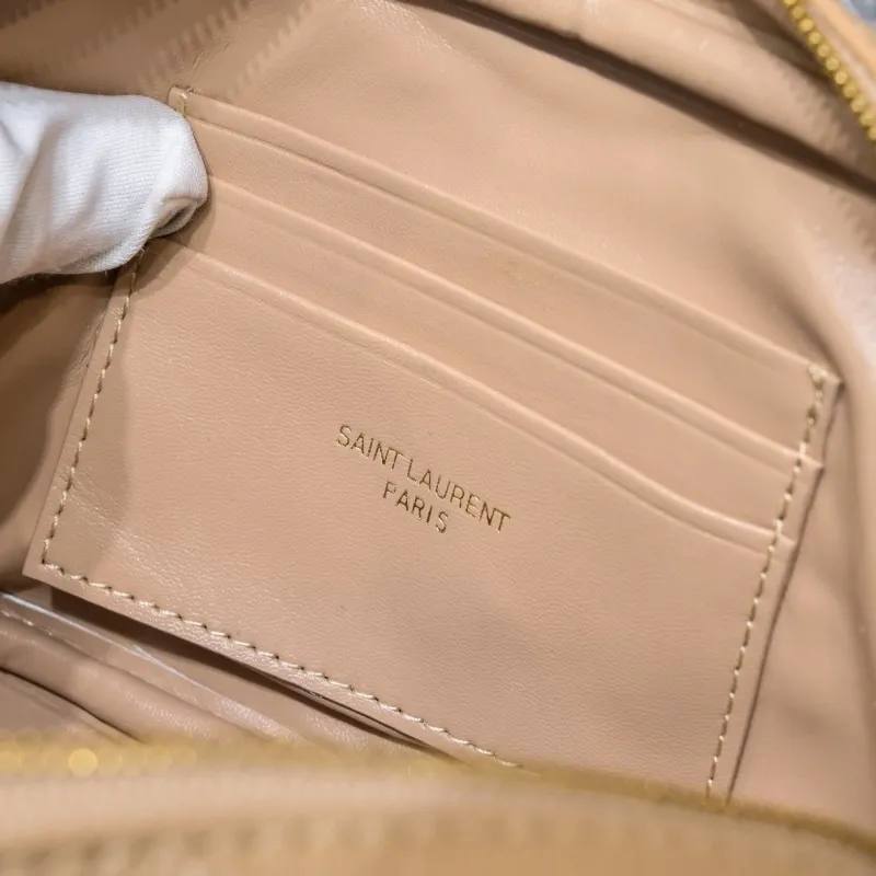 YSL Beige Crossbody Camera Bag Model 1997 - Image 8