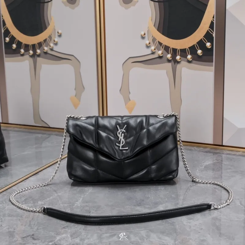 YSL Black Satchel Bag 892