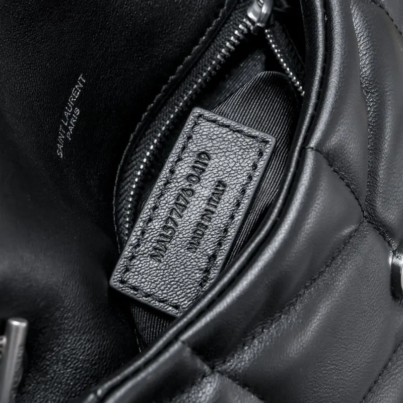 YSL Black Satchel Bag 892 - Image 9