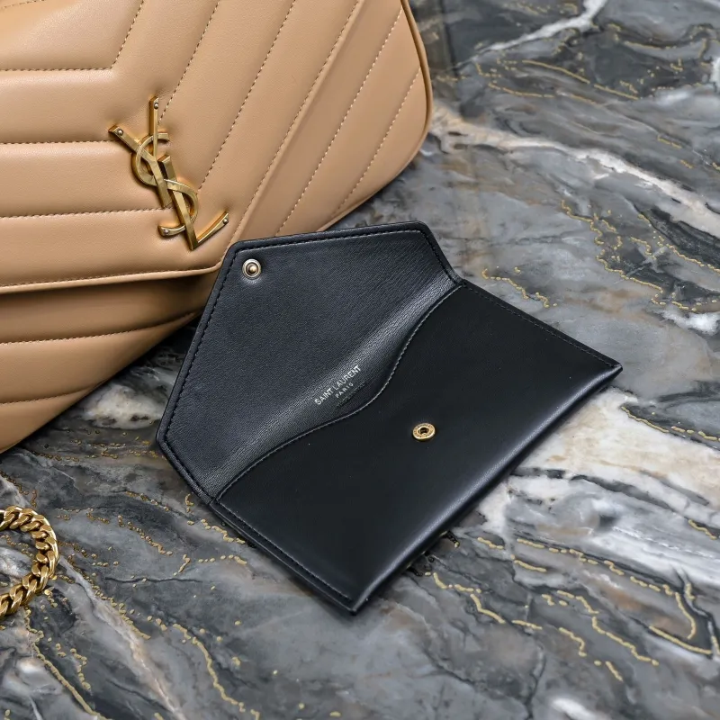 YSL Beige Quilted Leather Satchel Bag 909 - Image 5