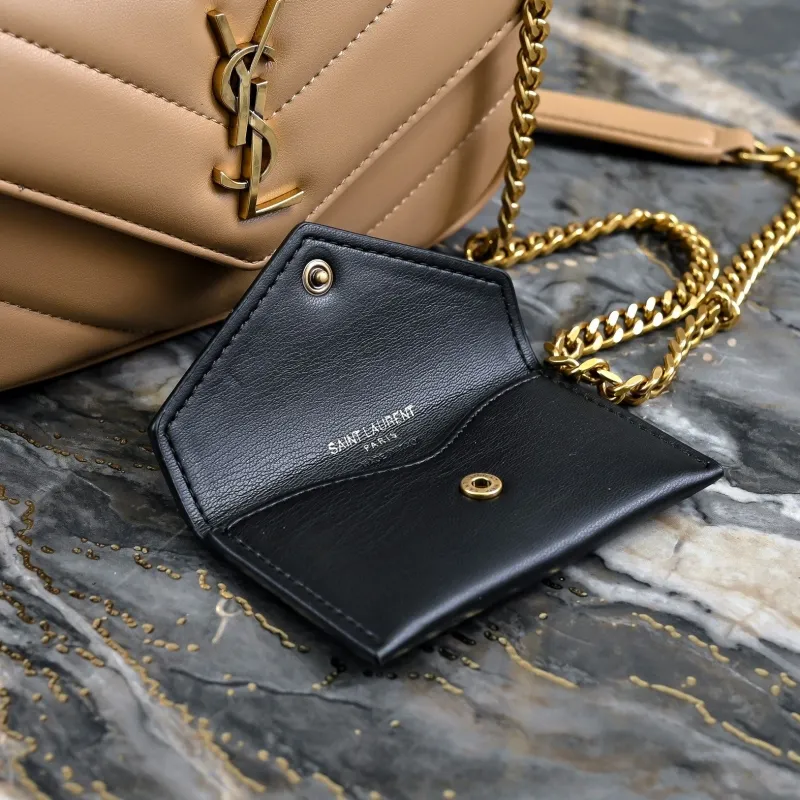 YSL Beige Crossbody Satchel Bag 911 - Image 4