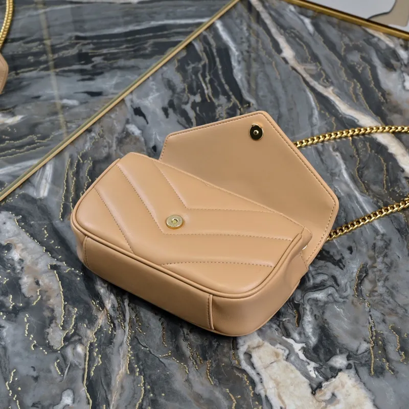 YSL Beige Crossbody Satchel Bag 911 - Image 7