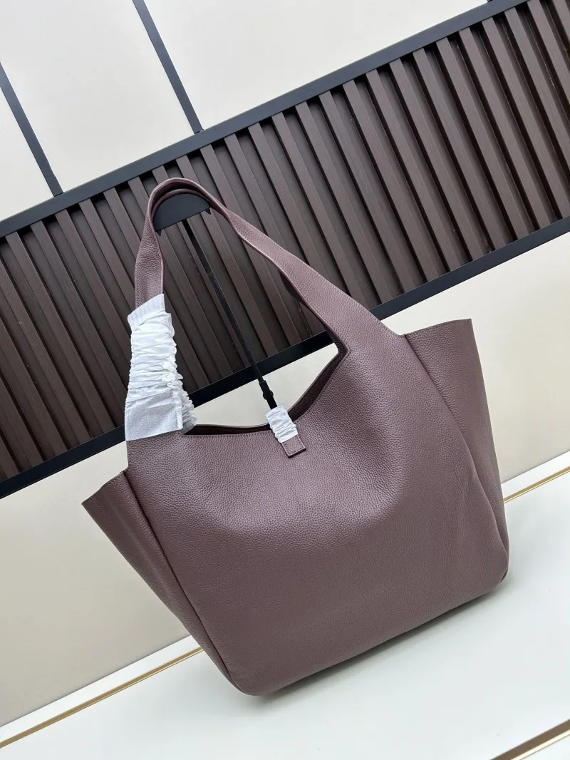 Alternative view of YSL Brown Leather Tote Bag