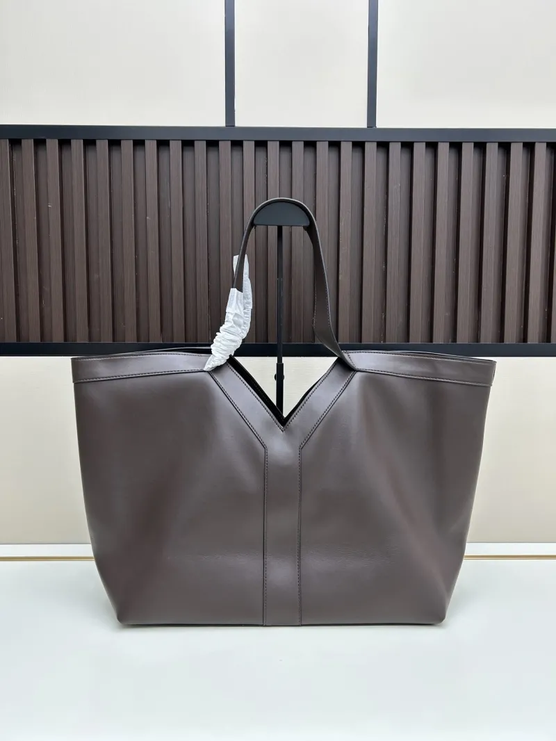 Alternative view of YSL Brown Leather Tote Bag 44