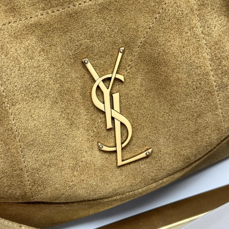 YSL Tan Suede Tote Bag 93 - Image 8