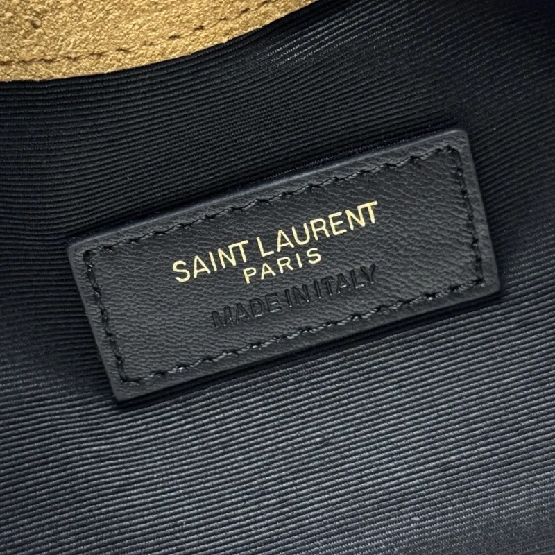 YSL Tan Suede Tote Bag 93 - Image 10