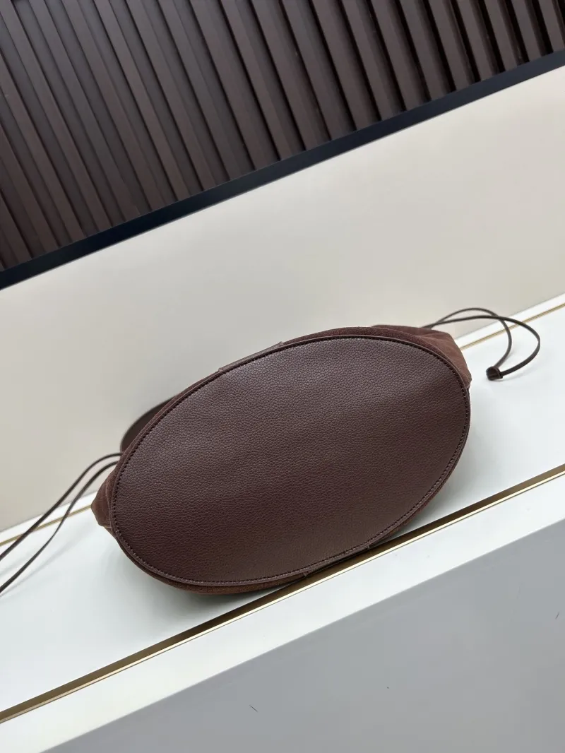 YSL Brown Suede Tote Bag SKU 127 - Image 5