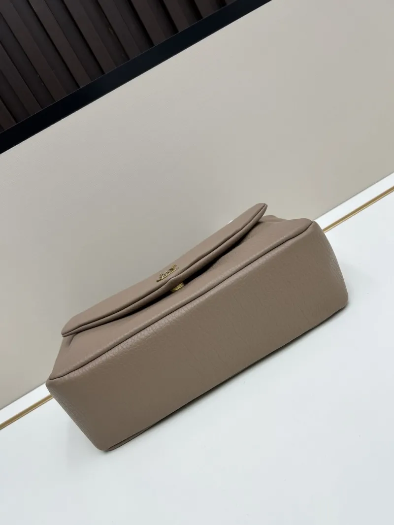 YSL Beige Leather Chain Shoulder Bag 6113 - Image 6