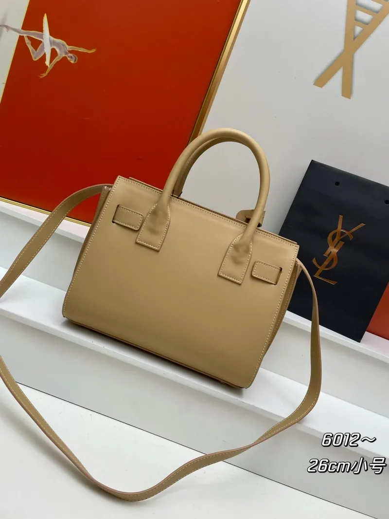 Alternative view of YSL Beige Leather Small Top Handle Bag 6012