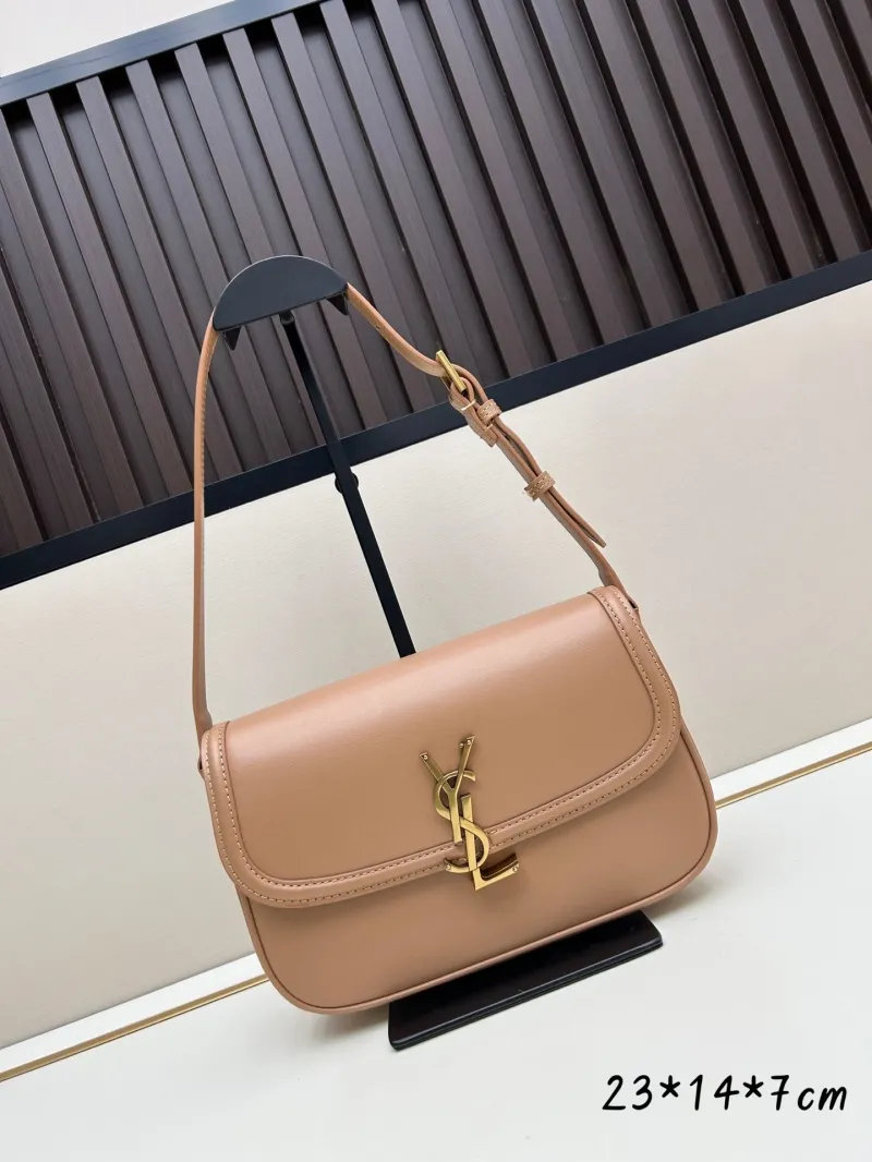YSL Beige Top Handle Shoulder Bag 76