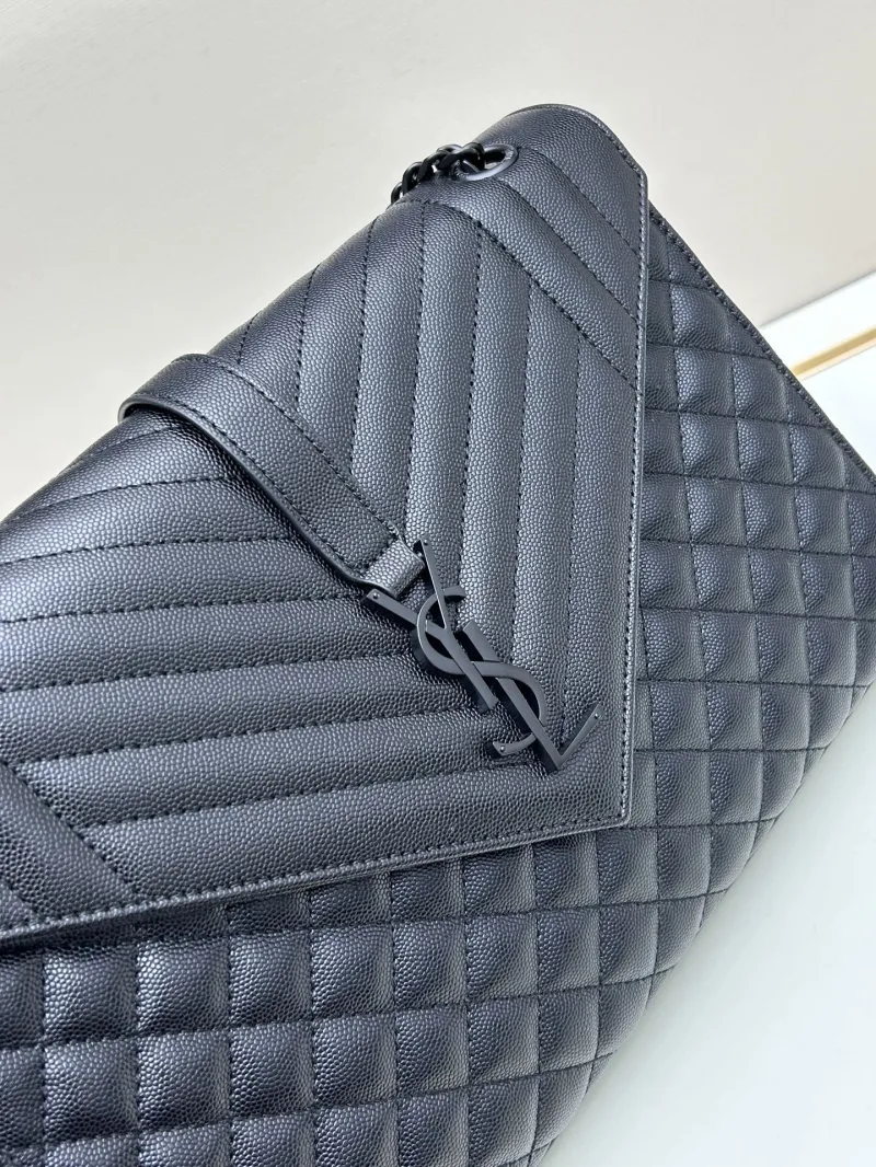 YSL Black Top Handle Bag 97 - Image 3