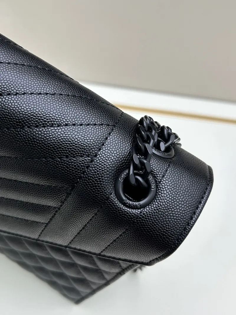 YSL Black Top Handle Bag 97 - Image 4