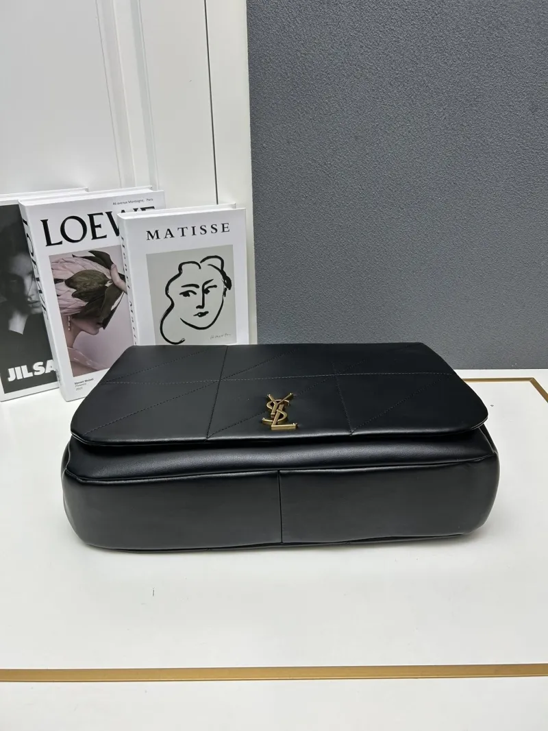 YSL Large Black Chain Shoulder Bag S07019 - Image 7