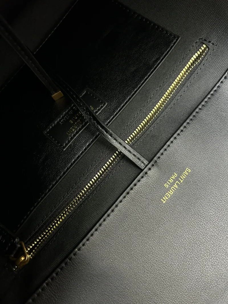 YSL Large Black Chain Shoulder Bag S07019 - Image 9