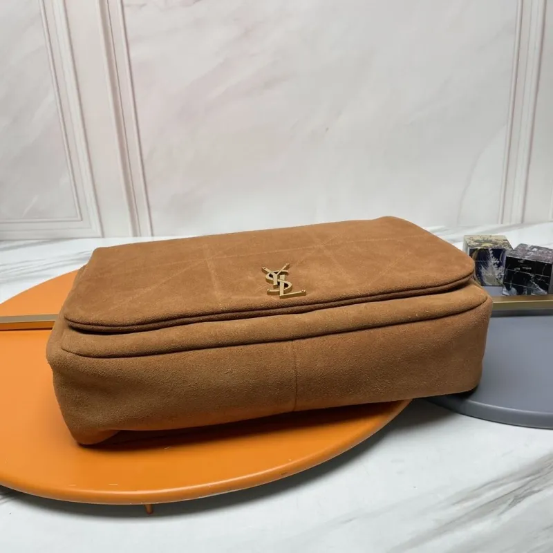 Alternative view of YSL Brown Suede Shoulder Bag