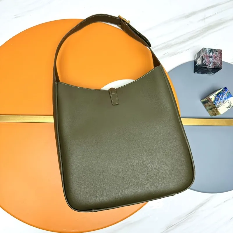 Alternative view of YSL Olive Green Hobo Shoulder Bag 134