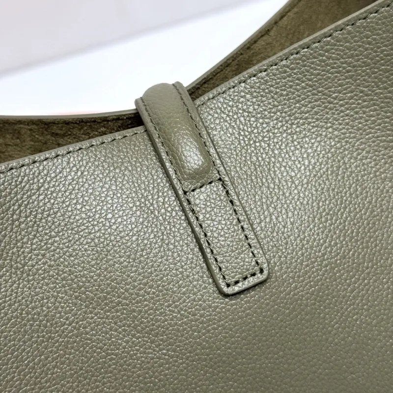 YSL Olive Green Hobo Shoulder Bag 136 - Image 5