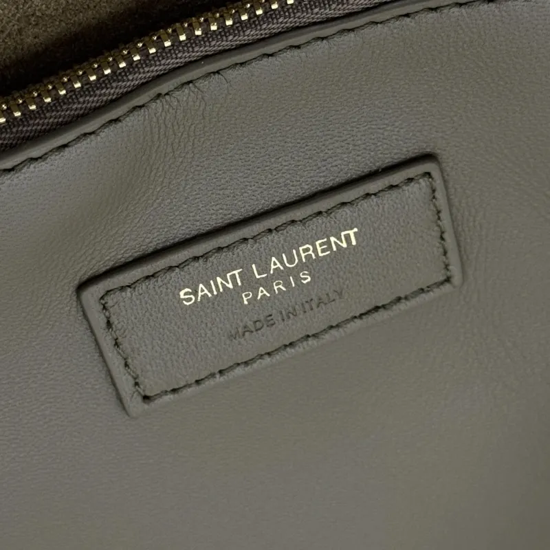 YSL Olive Green Hobo Shoulder Bag 136 - Image 8
