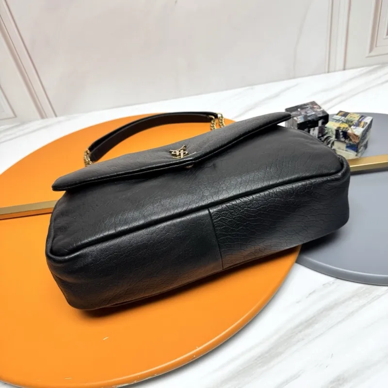 Alternative view of YSL Black Top Handle Shoulder Bag 154