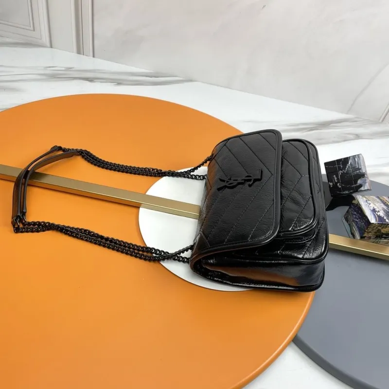 YSL Black Chain Shoulder Bag 160 - Image 4