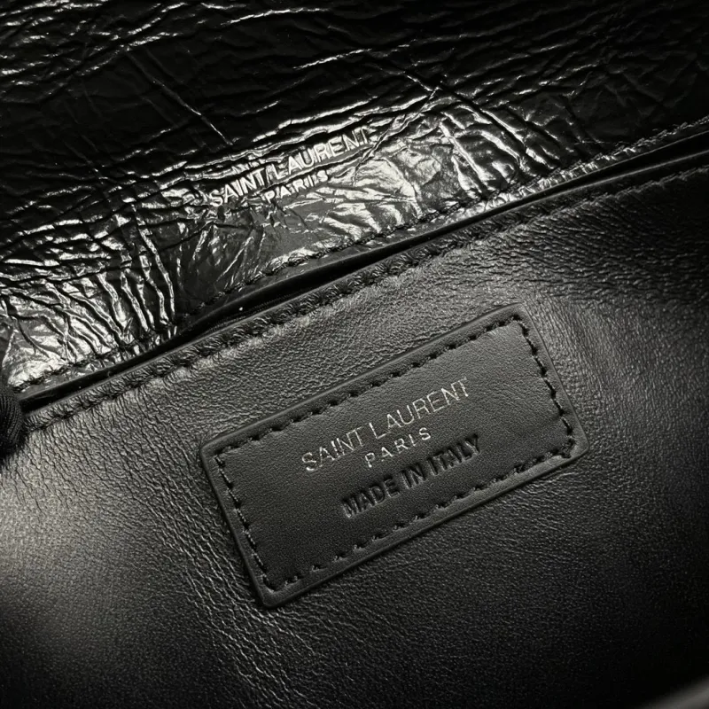 YSL Black Chain Shoulder Bag 160 - Image 8