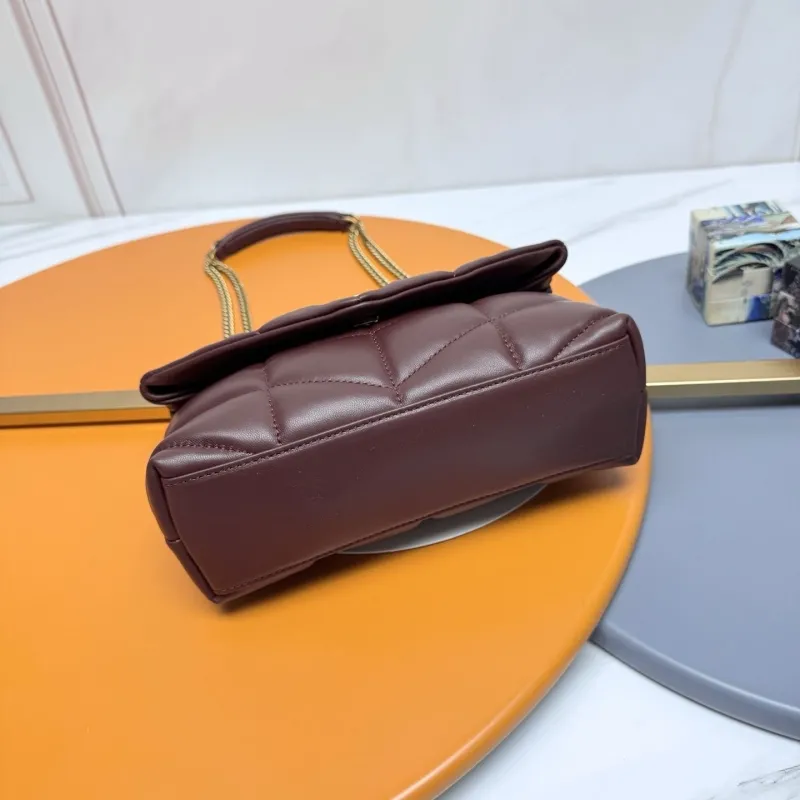 YSL Burgundy Top Handle Bag 190 - Image 3