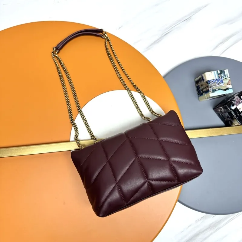 YSL Burgundy Top Handle Bag 190 - Image 5