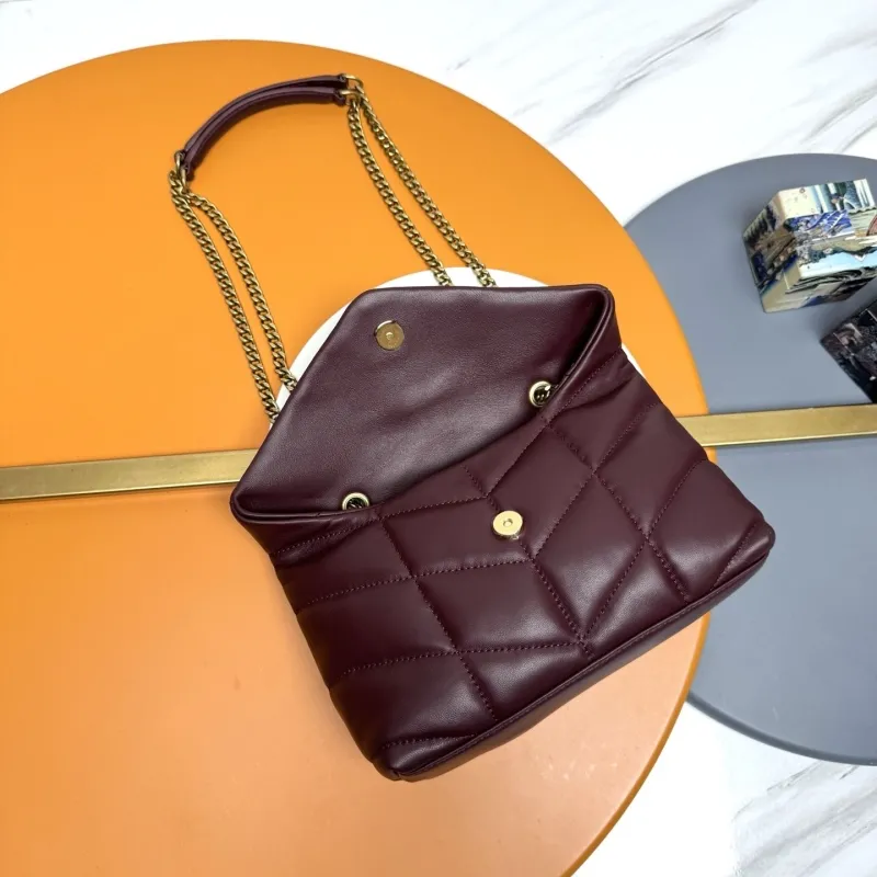 YSL Burgundy Top Handle Bag 190 - Image 6