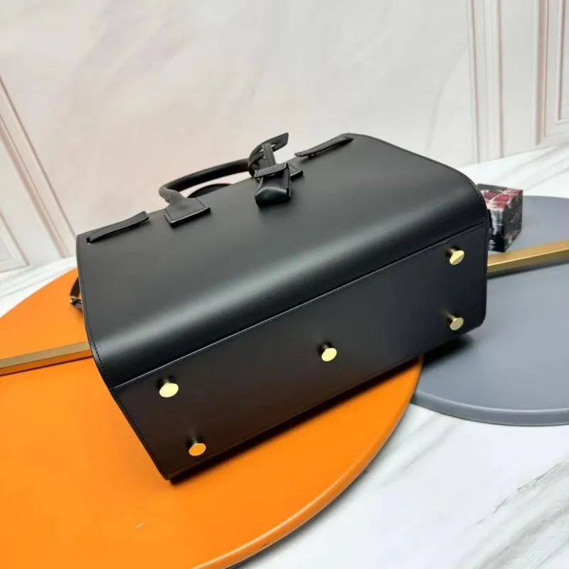 YSL Black Top Handle Bag 230 - Image 4